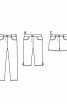 Джинсовые шорты с отворотами - фото 5
