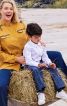 Джинсовые брюки со складками у пояса - фото 6