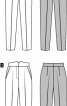 Классические брюки зауженного силуэта - фото 3