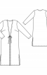 Кимоно длинное с разрезами в боковых швах - фото 3