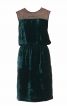 Сукня простого крою із шовкового оксамиту - фото 2