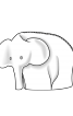 Косметичка в виде слоника - фото 3