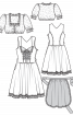 Сукня з фартухом і мереживною блузкою - фото 3