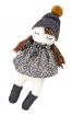 Лялька м’яка у сукні і шапці - фото 2