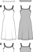 Платье-чехол трикотажное обжатого кроя - фото 3