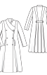 Пальто двобортне приталеного крою - фото 3