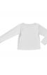 Пуловер простого крою з вирізом-човником - фото 2