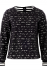 Пуловер прямого кроя с круглым вырезом - фото 2
