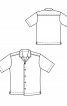Рубашка в гавайском стиле с короткими рукавами - фото 3