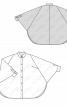 Блуза широкого крою з рукавами «летюча миша» - фото 3