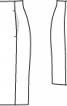 Спідниця вузького крою з кишенями у швах - фото 3