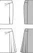 Спідниця прямого крою з боковим клином годе - фото 3