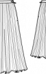 Спідниця плісе з креп-жоржету - фото 3