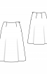 Спідниця А-силуету довжини міді - фото 3