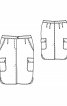 Спідниця прямого крою у джинсовому стилі - фото 3
