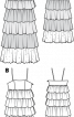Платье-макси на бретелях с каскадом оборок - фото 3