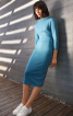 Сукня вузька трикотажна в стилі 60-х - фото 1