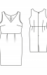 Сукня-футляр зі спідницею тюльпан - фото 3