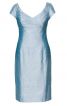 Сукня-футляр з короткими рукавами-реглан - фото 2