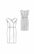 Сукня-футляр відрізна з ефектом запаху - фото 3