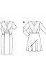 Сукня-футляр з короткими рукавами - фото 6