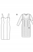 Сукня-футляр мереживна з нижньою сукнею - фото 6