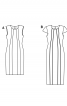 Сукня-футляр з приспущеною лінією плеча - фото 4