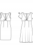 Сукня силуету ампір з драпіровкою на ліфі - фото 4