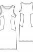 Сукня приталеного крою з боковими вставками - фото 3