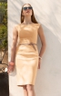 Сукня-футляр з рельєфними швами - фото 1