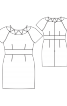 Сукня-футляр з оригінальним дизайном горловини - фото 3