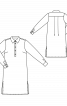 Сукня-сорочка із застібкою поло - фото 3