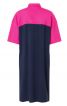 Сукня-сорочка у стилі колор-блок із короткими рукавами - фото 5