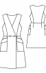 Сукня-жилет із накладними кишенями - фото 3