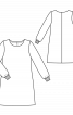Платье А-силуэта с двусторонними пайетками - фото 3