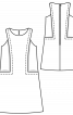 Платье А-силуэта с карманами в швах - фото 3