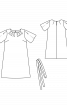 Сукня-туніка з рукавами-крильцями - фото 3