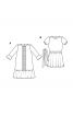 Платье А-силуэта с рукавами 3/4 и оборками - фото 6