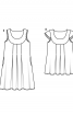 Сукня А-силуету на фігурній кокетці  - фото 4