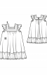 Платье-сарафан из жаккардовой ткани - фото 3