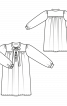 Сукня вільного крою з довгими рукавами - фото 3