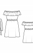 Сукня відрізна з оборками - фото 3