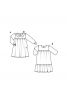 Сукня розкльошеного силуету з відкладним коміром - фото 6