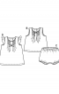 Сукня А-силуету з рукавами-крильцями - фото 4