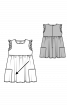 Сукня силуету ампір з накладними кишенями - фото 3