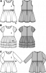 Платье отрезное с пышной юбкой и рукавами-фонариками - фото 3