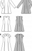 Сукня приталеного силуету із зустрічними складками - фото 3