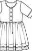 Сукня лляна і фартух у баварському стилі - фото 3