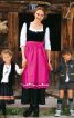 Платье и передник в баварском стиле - фото 1