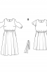 Сукня довга з вирізами на рукавах - фото 6